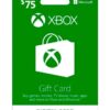 XBOX GIFT CARD 75$ USA 1 XBOX GIFT CARD 75$ USA