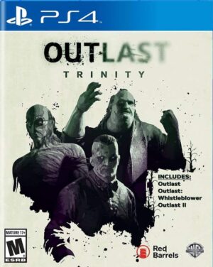 3 JUEGOS EN 1 OUTLAST MAS OUTLAST WHISTLEBLOWER MAS OUTLAST 2 PS4