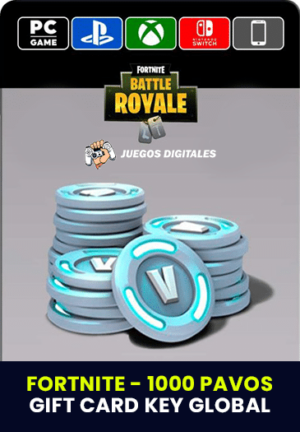 Fortnite: 1000 Pavos V-Bucks GLOBAL