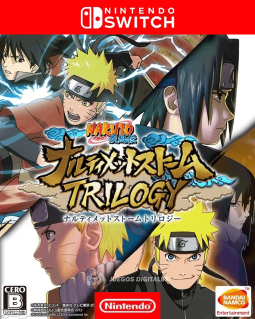 Naruto Shupuden Ultimate Ninja Storm Trilogy Nintendo Naruto Shupuden Ultimate Ninja Storm Trilogy Nintendo