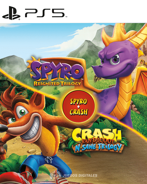 spyro + crash remastered game ps5 spyro crash remastered game ps5