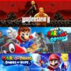 3 en 1 WOLFENSTEIN 2 + MARIO Odyssey + MARIO RABBIDS - NINTENDO SWITCH 2 Pack 3 en 1 NINTENDO