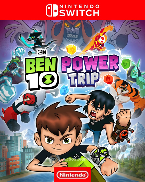 BEN 10 POWER TRIP - NINTENDO SWITCH BEN 10 POWER TRIP - NINTENDO SWITCH