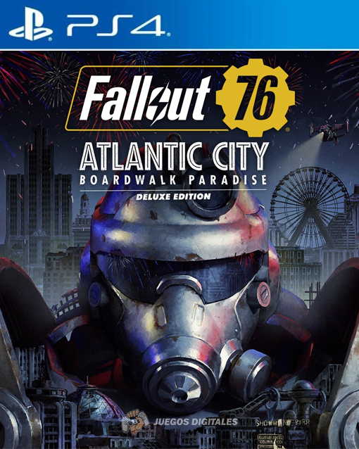 Fallout 76_ Atlantic City - Boardwalk Paradise Deluxe Edition PS4 Fallout 76 Atlantic City PS4