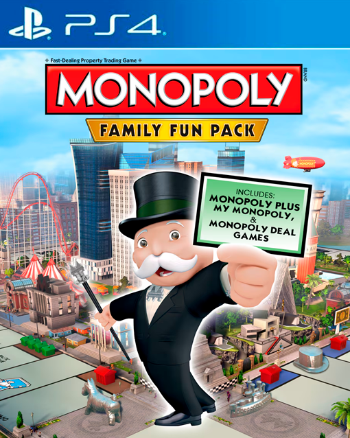 Monopoly Family Fun Pack PS4 Monopoly Family Fun Pack PS4