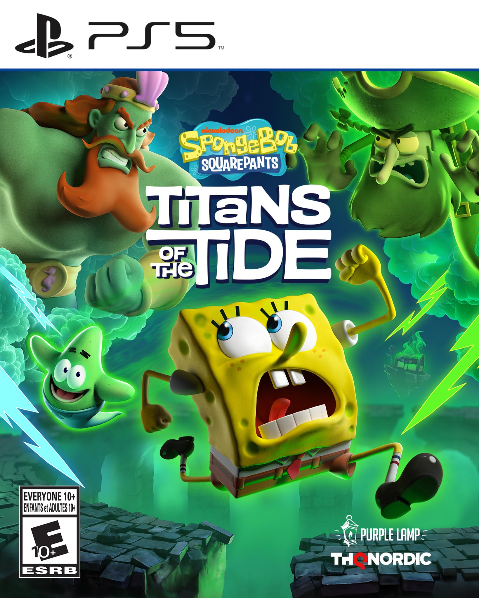 Version 1.0.0 SpongeBob SquarePant Titans of the Tide ps5